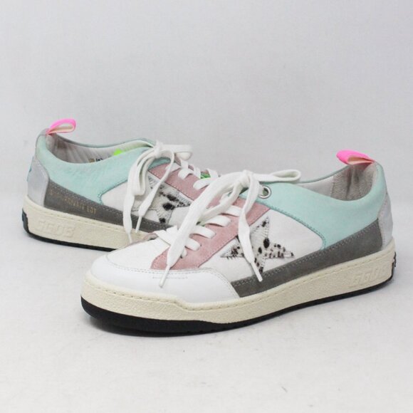 Golden Goose #N6Z6R2 Colorblock Sneakers Size 38 - Picture 1 of 8